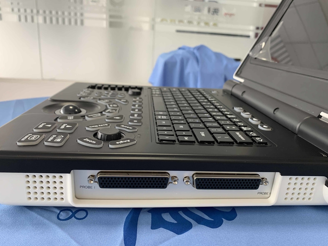 Win7システム携帯用色のドップラー超音波の走査器3200mAh電池